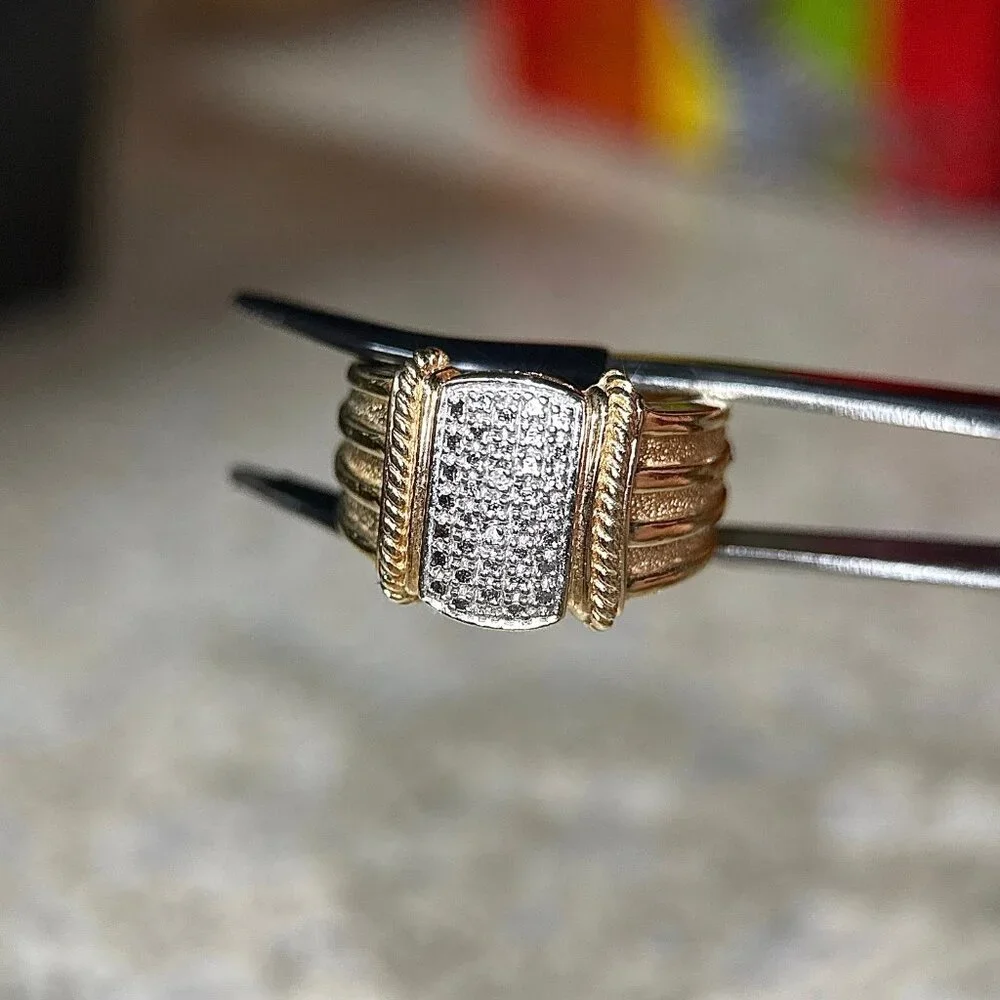 Gold Vermeil 925 Ladies‎ Ring